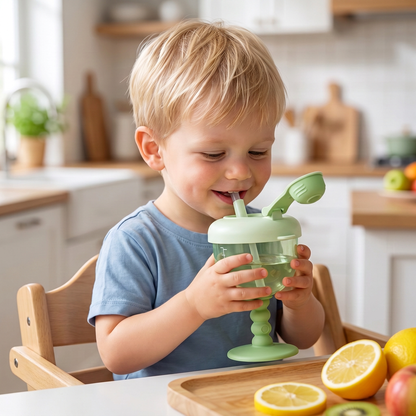 Lekvrije Baby Drinkbeker met Rietje
