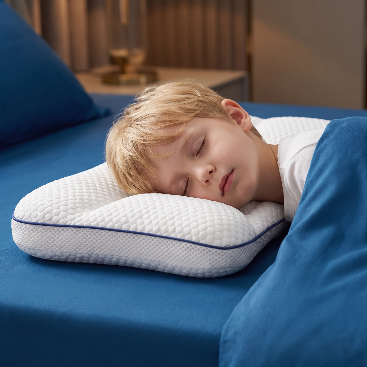 Ergonomisch Memoryfoam-kinderkussen met Nekondersteuning