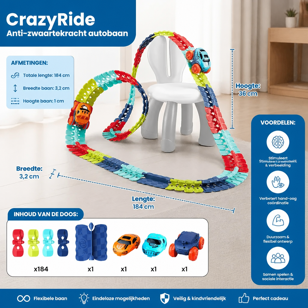CrazyRide - Anti-zwaartekracht autobaan