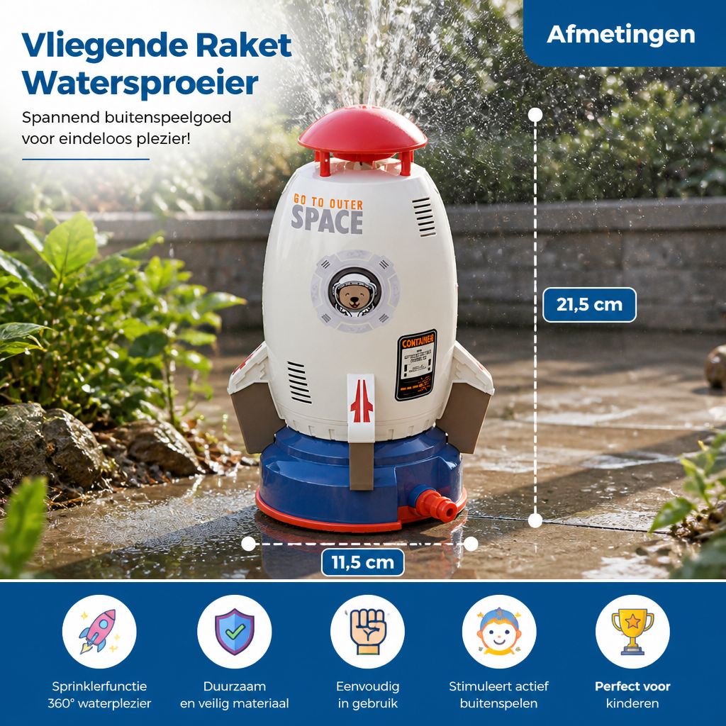 Vliegende Raket Watersproeier Buitenspeelgoed voor Kinderen