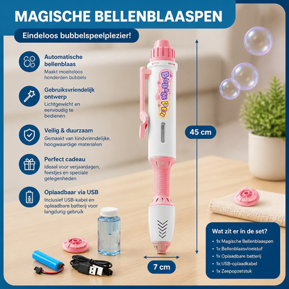 Magische Bellenblaaspen – Automatische Bellenblaasstok voor Kinderen