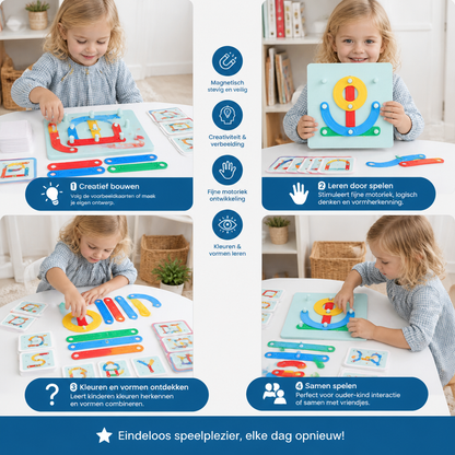 Educatieve Magnetische Letter- en Cijferbouwset