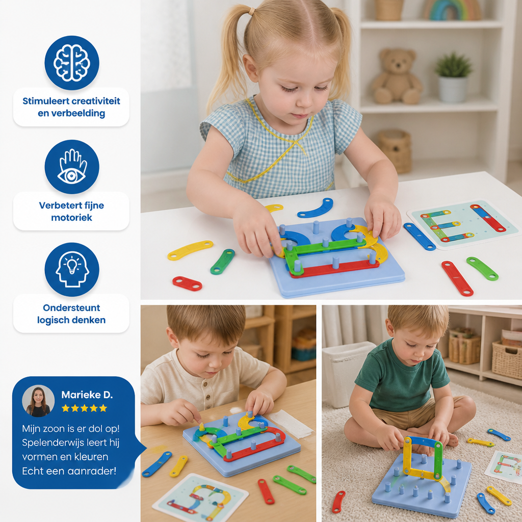 Educatieve Magnetische Letter- en Cijferbouwset