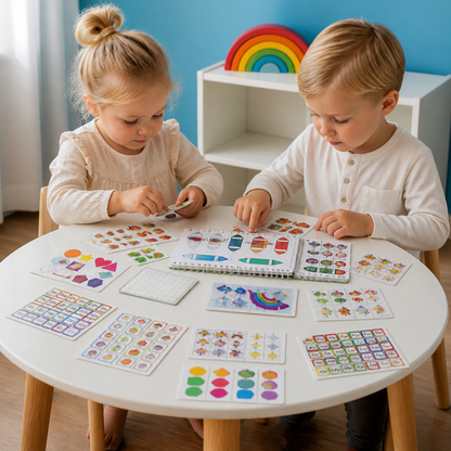 Montessori Busy Book – Herbruikbaar Activiteitenboek voor Peuters en Kleuters