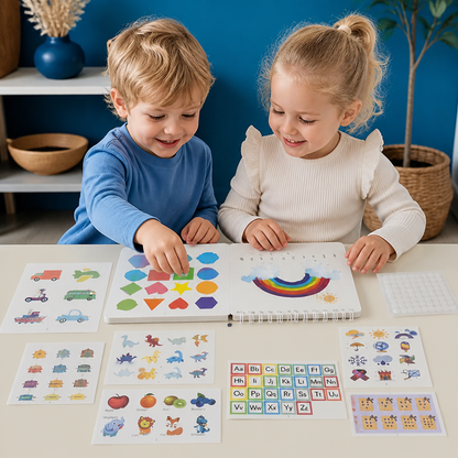 Montessori Busy Book – Herbruikbaar Activiteitenboek voor Peuters en Kleuters