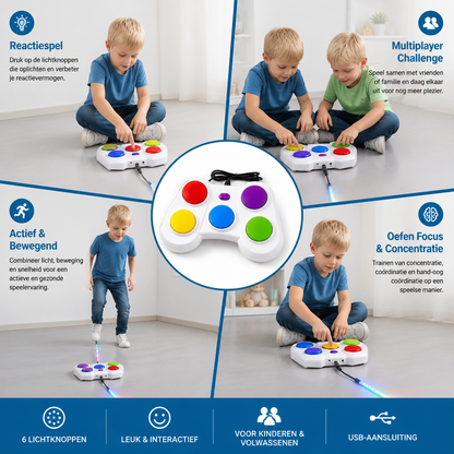 Light Defense Challenge – Interactief LED-reactiespel