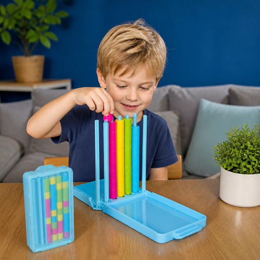 Mini Kleurstapel Uitdaging – Draagbaar Breintrainingsspel