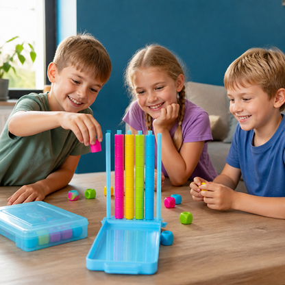 Mini Kleurstapel Uitdaging – Draagbaar Breintrainingsspel