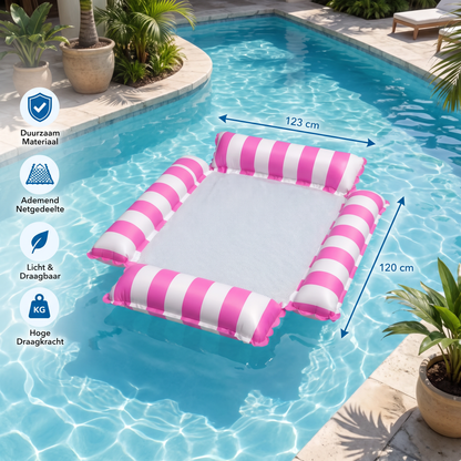 Opblaasbare Kinder Zwemstoel – Water Hangmat met Netgedeelte
