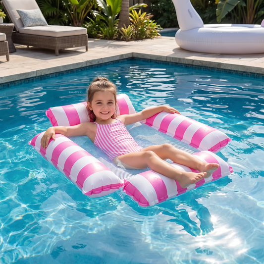 Opblaasbare Kinder Zwemstoel – Water Hangmat met Netgedeelte