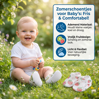 Zomerschoentjes voor Baby's van Ademend Materiaal met Fruitdesign