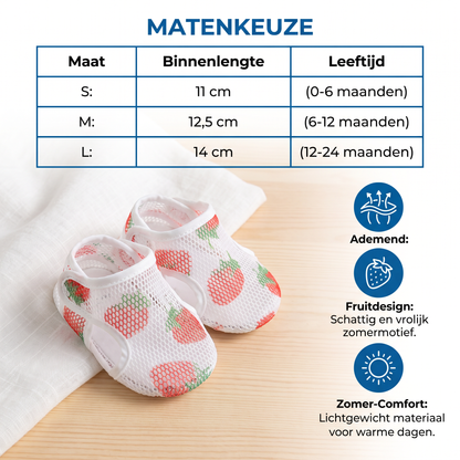 Zomerschoentjes voor Baby's van Ademend Materiaal met Fruitdesign