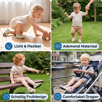 Zomerschoentjes voor Baby's van Ademend Materiaal met Fruitdesign