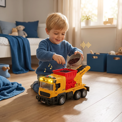 Bouwkipwagen Speelgoed Met Licht- & Geluidseffecten
