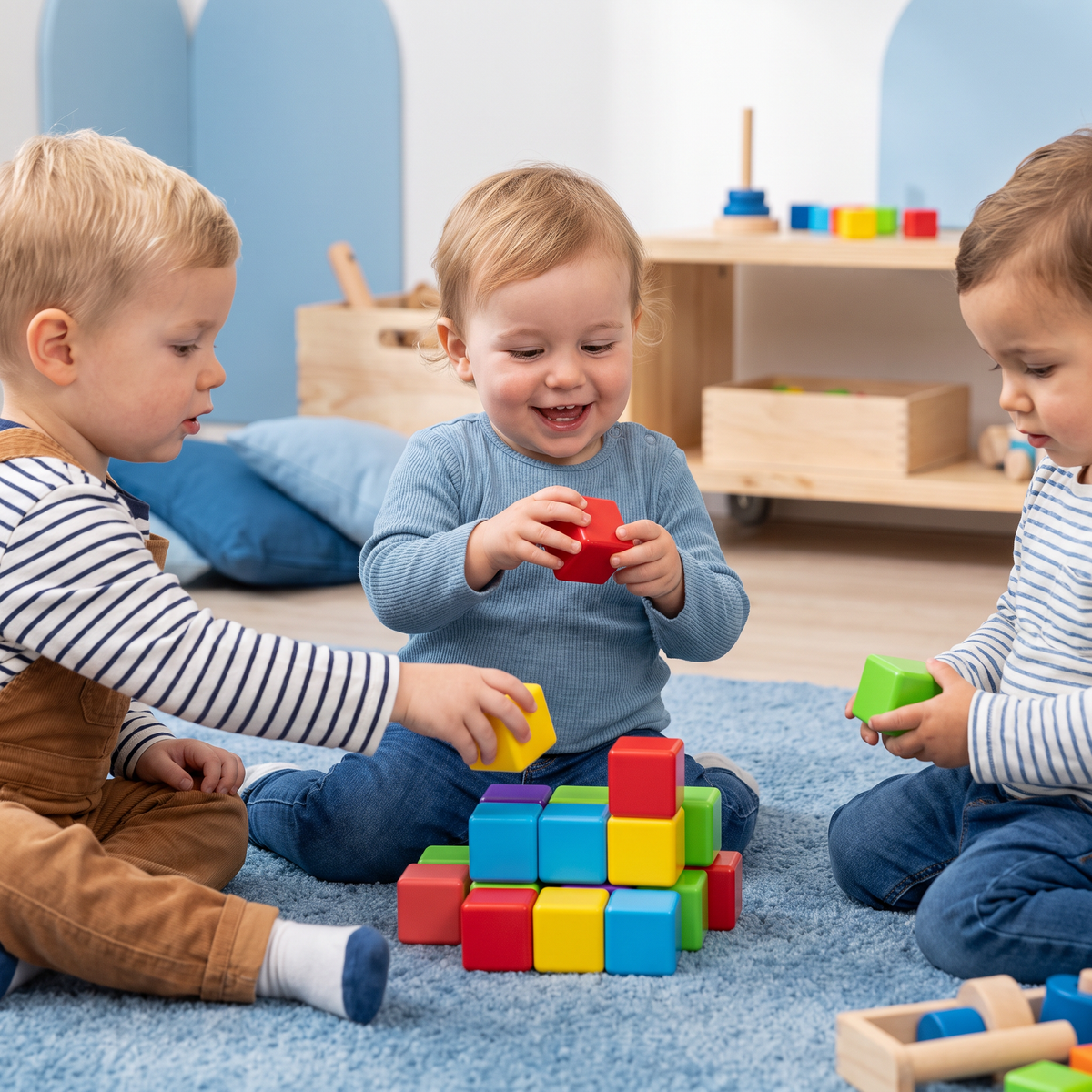 Peuterveilige Magnetische Bouwstenen van 4,2 cm – STEM-Leerblokken