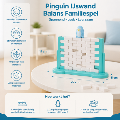 Pinguïn IJswand Balans Familiespel