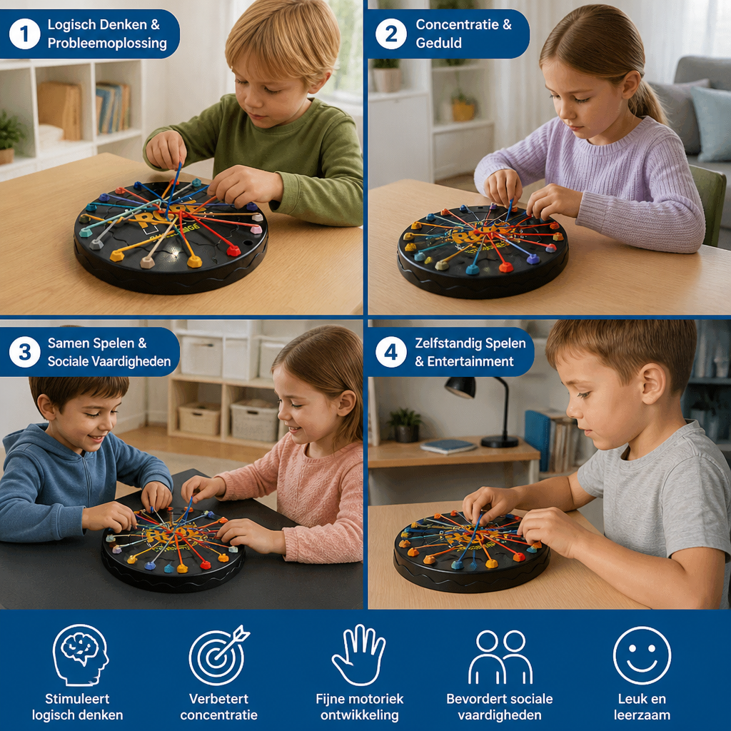 Knoop- & Touwlogicaspel – Denk- & Strategiespel Voor Kinderen