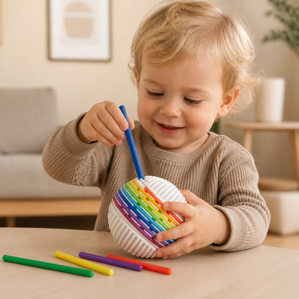 Montessori Sensorische Bal – Kleurleer- & Motoriekspel Van Siliconen