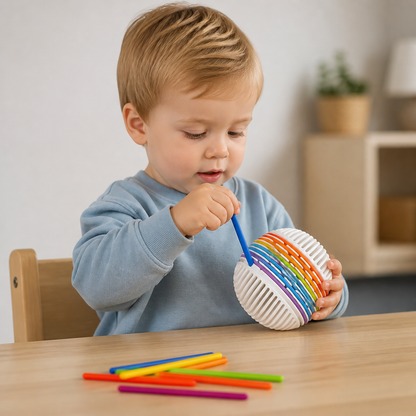 Montessori Sensorische Bal – Kleurleer- & Motoriekspel Van Siliconen