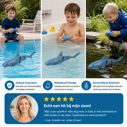 Op Afstand Bestuurbare Waterhaai – RC Zwemrobot Voor Kinderen