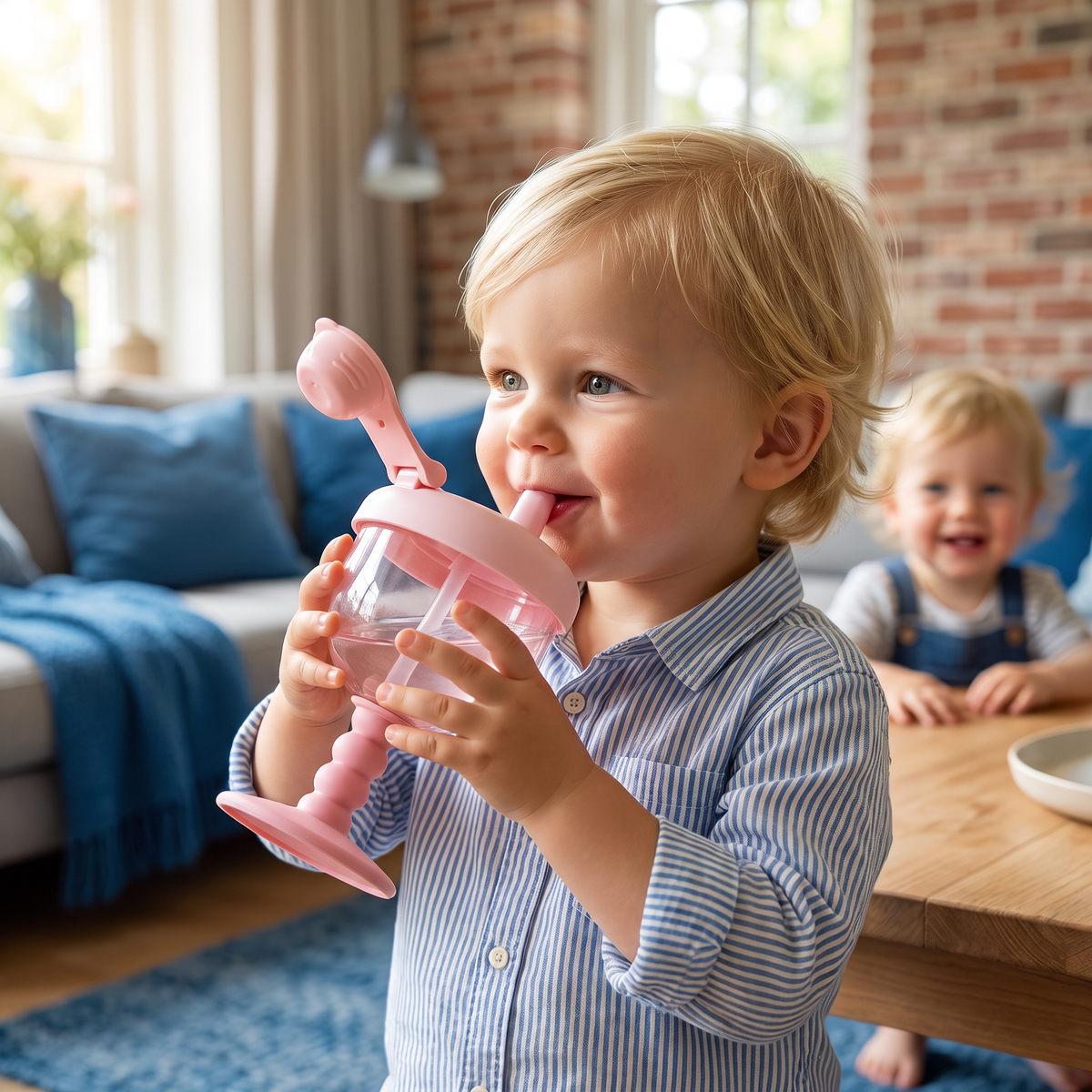 Lekvrije Baby Drinkbeker met Rietje