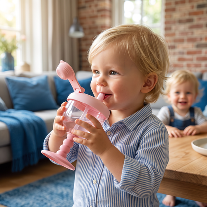 Lekvrije Baby Drinkbeker met Rietje