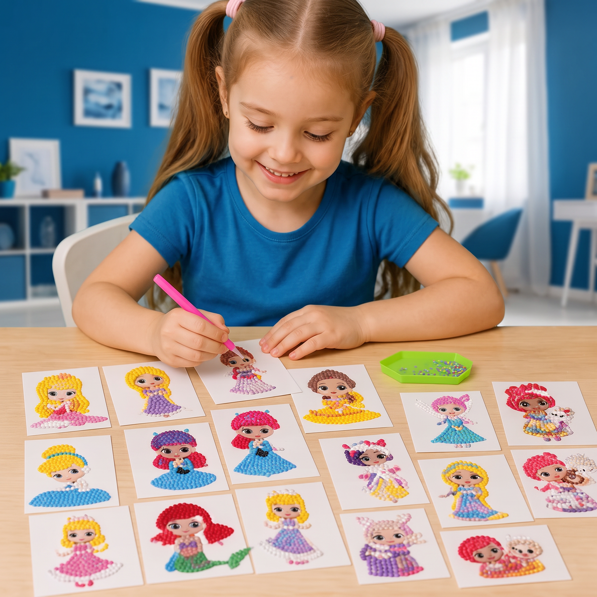 DIY Diamondpainting Sticker Knutselset Voor Kinderen