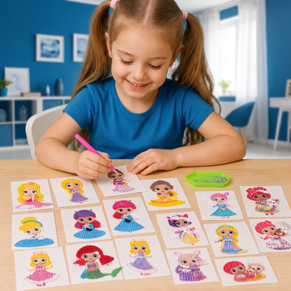 DIY Diamondpainting Sticker Knutselset Voor Kinderen
