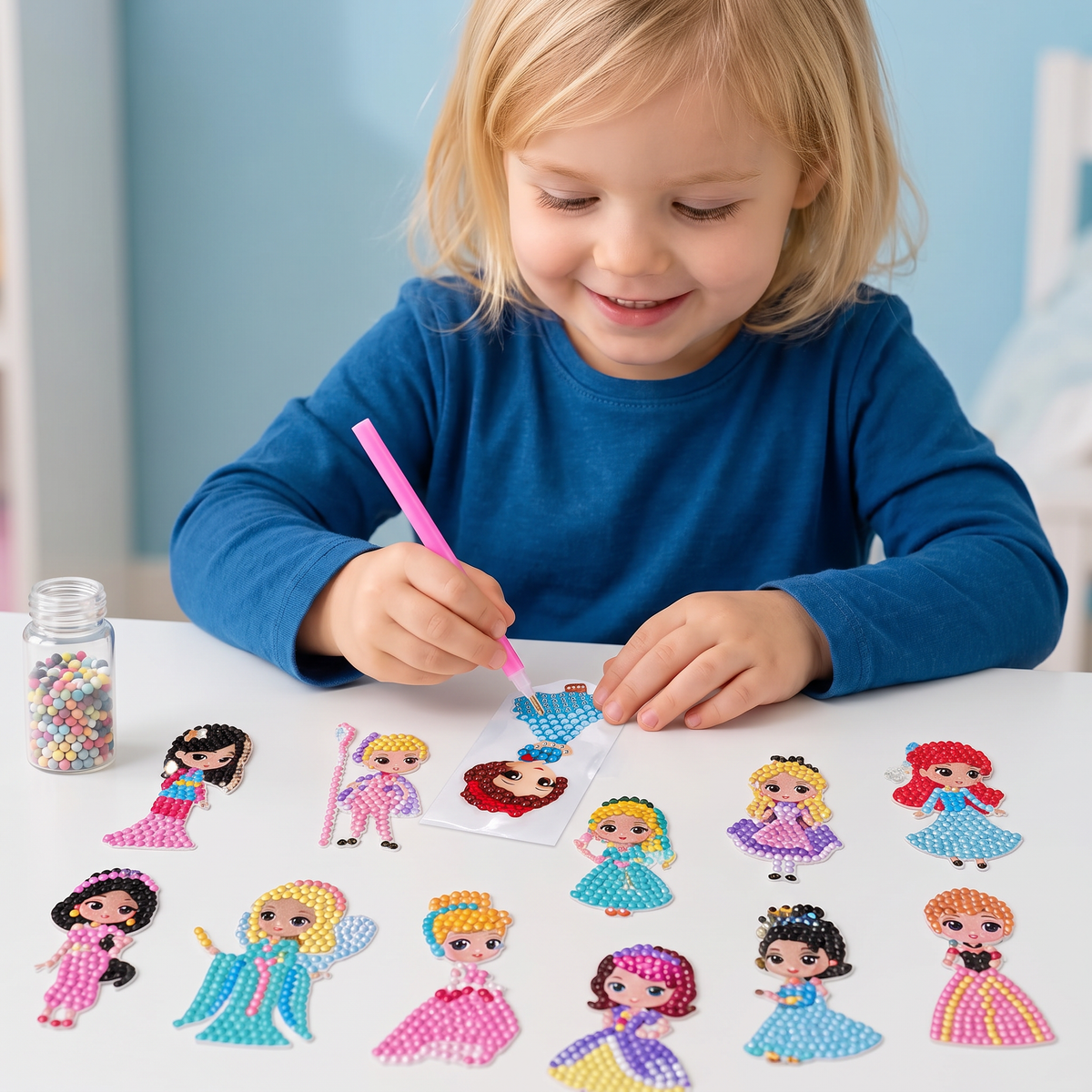 DIY Diamondpainting Sticker Knutselset Voor Kinderen