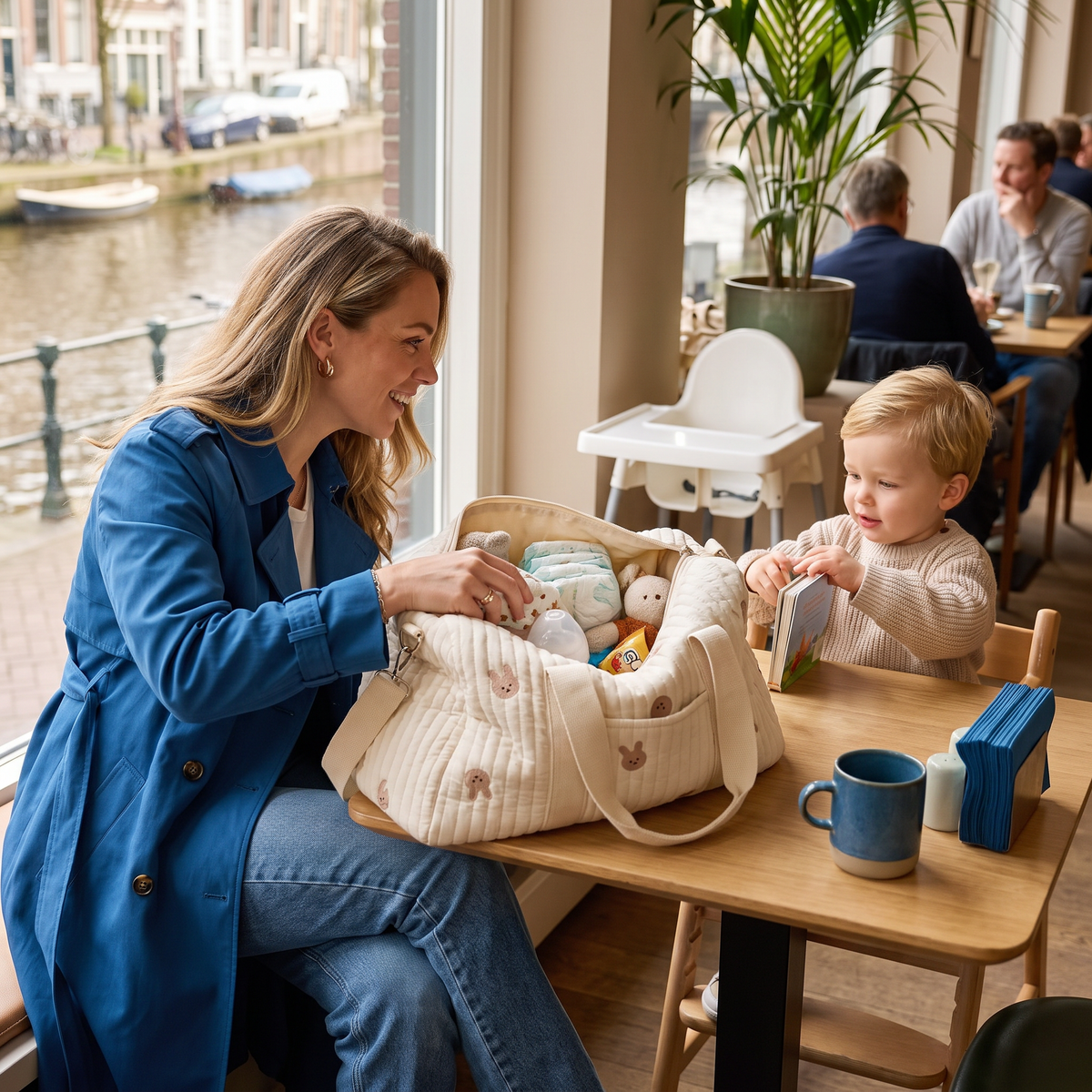 Grote Mammi-babytas – Ruimte voor alles wat moeders nodig hebben!