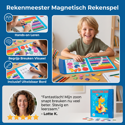 Rekenmeester magnetisch rekenspel