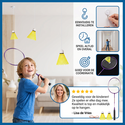 Indoor badmintonset voor thuis