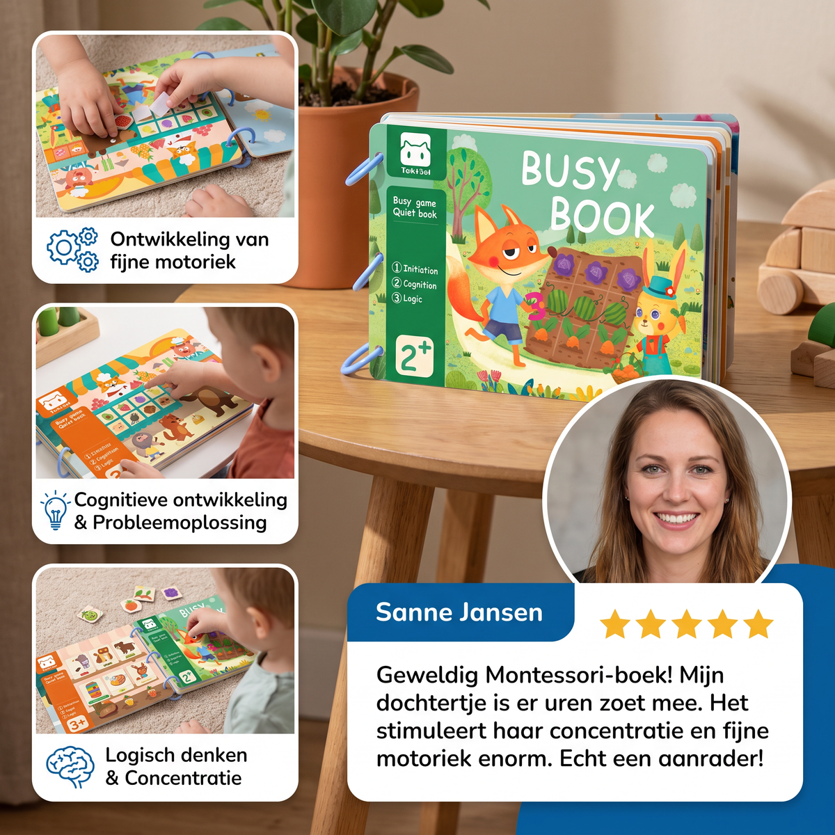 Sensorisch Montessori-activiteitenboek