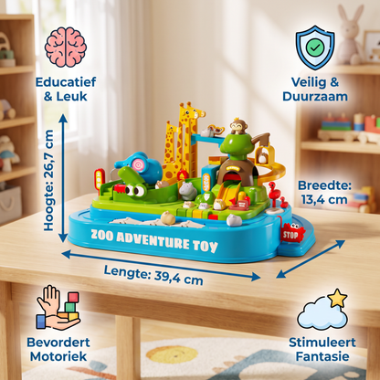 Zoo-avonturen treinbaanspeelgoed