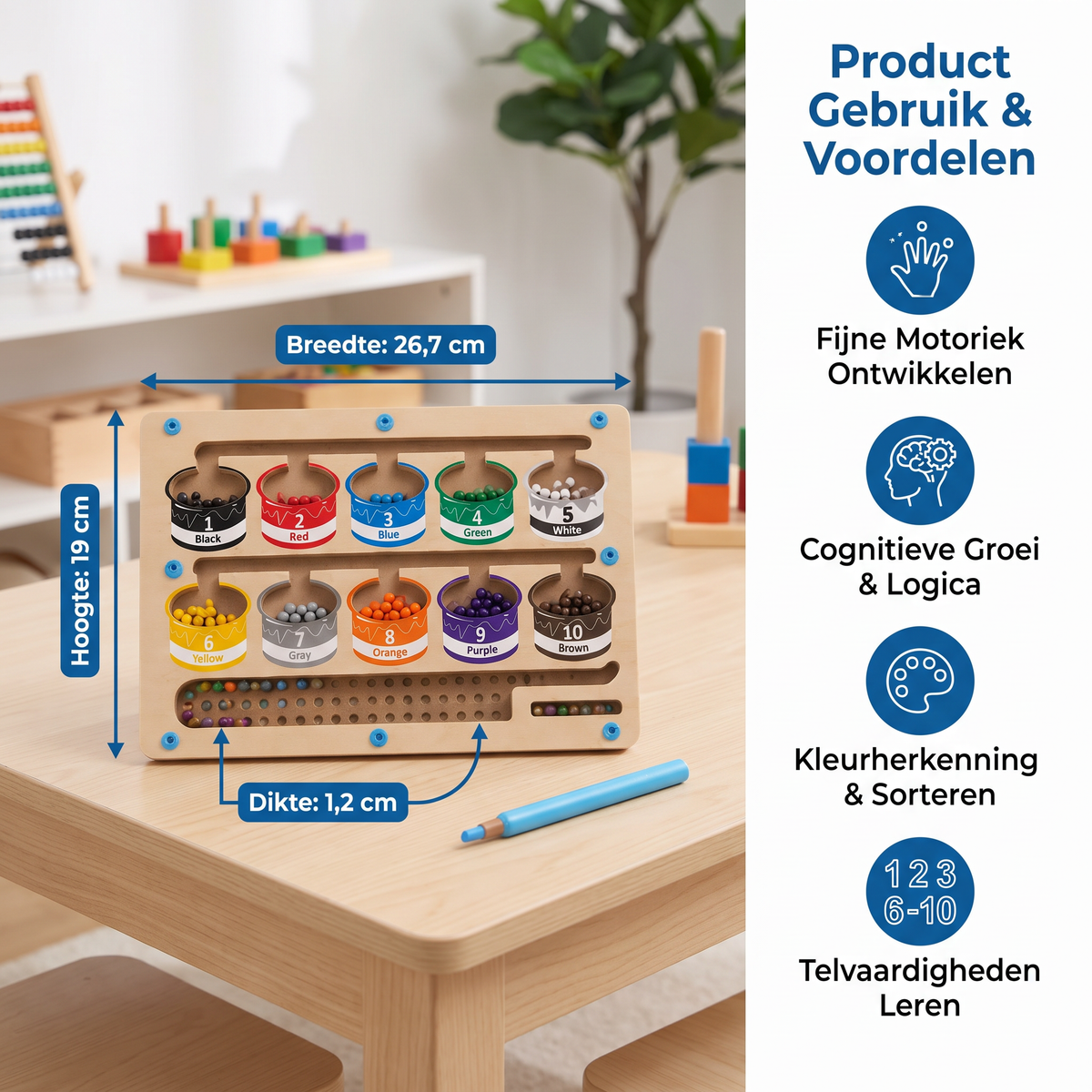 Montessori magneetlabyrint