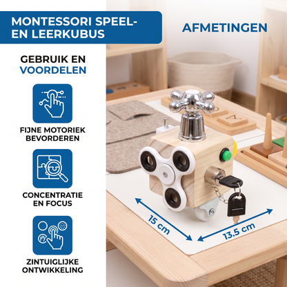 Montessori speel- en leerkubus