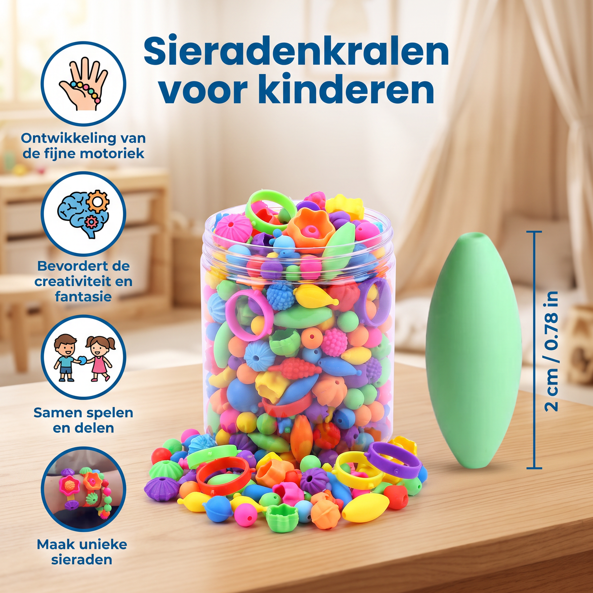 Sieradenkralen voor kinderen