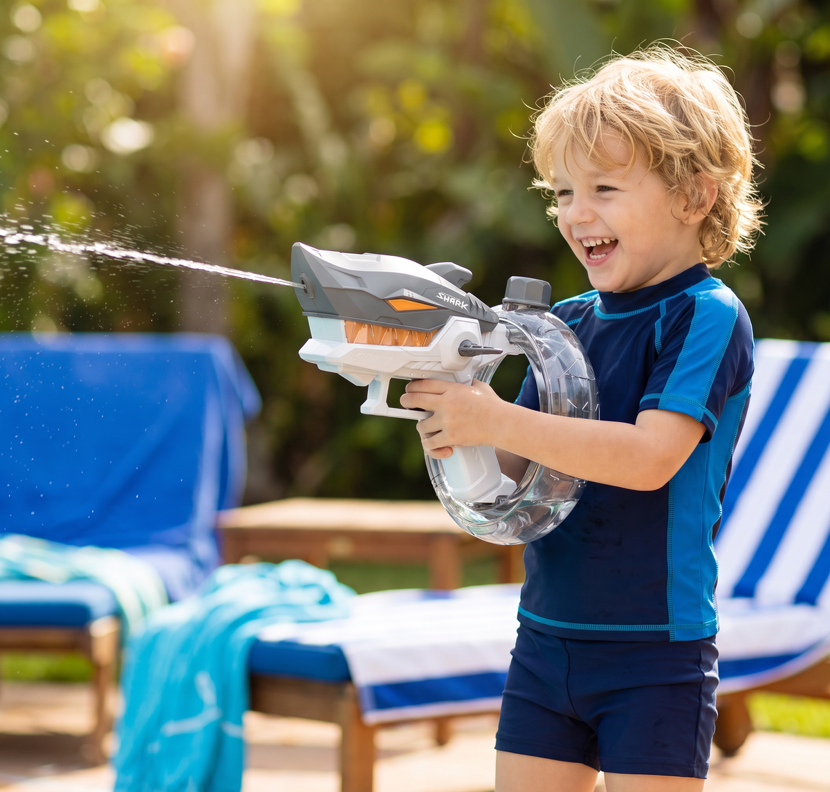 Elektrisch Haaienwaterpistool voor Kinderen – Volautomatisch Waterplezier voor Warme Zomerdagen