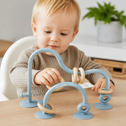 Siliconen Motorisch Speelgoed Voor Baby's – Zuignap Leerspeelgoed Voor Tafel & Kinderstoel