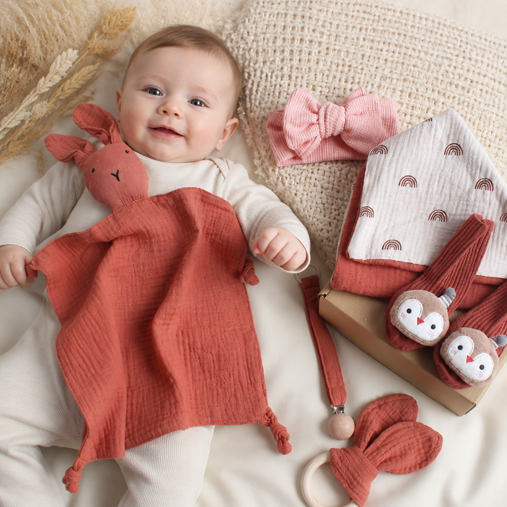 6-Delige Cadeaubox Set Voor Pasgeborenen – Eerste Babyuitzet