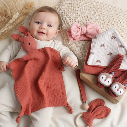 6-Delige Cadeaubox Set Voor Pasgeborenen – Eerste Babyuitzet
