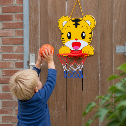Schattige Dieren Basketbalset Voor Kinderen