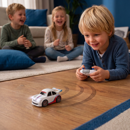 RC-Raceauto met Driftfunctie voor Kinderen – Afstandsbediend met Sensorlichten & Geluid